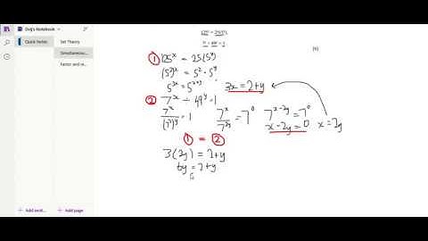 Simultaneous Equations Exam Questions - IGCSE Add Maths