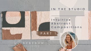 In the Studio | Intuitive Abstract Textile Art with Fabric Scraps (Part 1)
