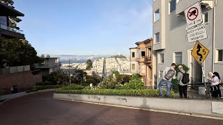 Cycling through San Francisco 4K  Downtown SF, California