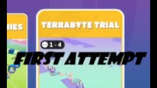 TERRABYTE TRIAL: FIRST ATTEMPT