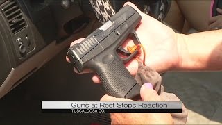 Guns at rest stops