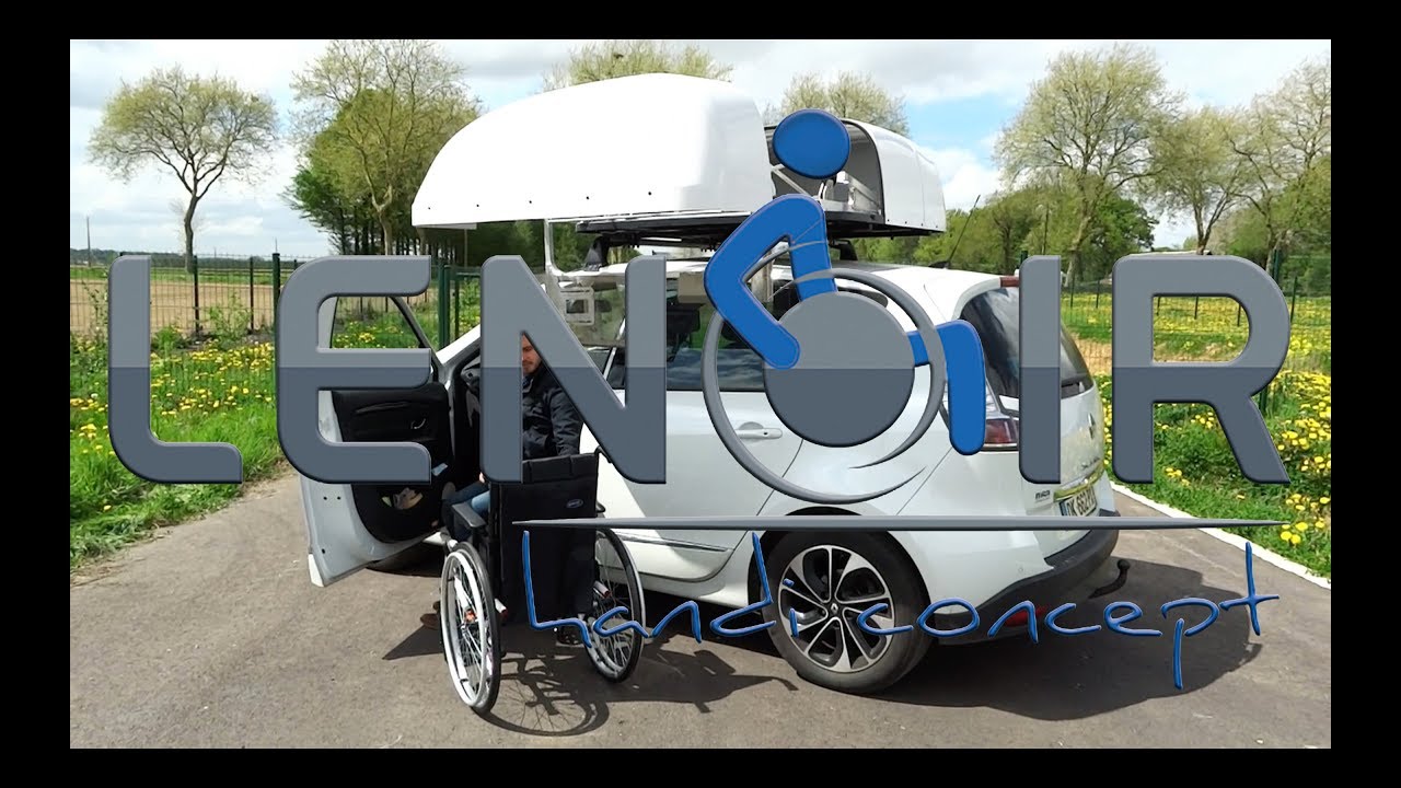 Lenoir handi concept - Plateau transfert - Coffre de toit - chargement de fauteuil