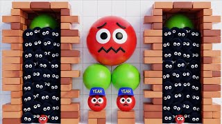 😂 We Played 3×3 Games / HIDE BALL Brain teaser 🆚 LUCKY BALLS 🆚 DRAW TO SMASH 2048 Gameplay part 58 screenshot 5