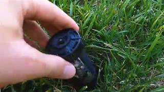 How to remove a broken sprinkler riser