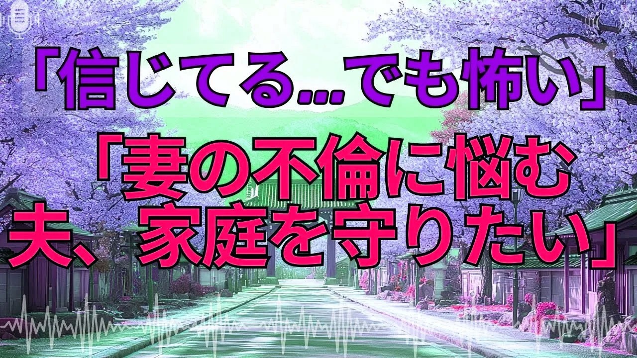 【テレフォン人生相談 】「妻の不倫発覚！家庭を守るために
