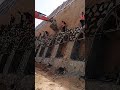 Skeleton Slope Protection Construction Process #shorts