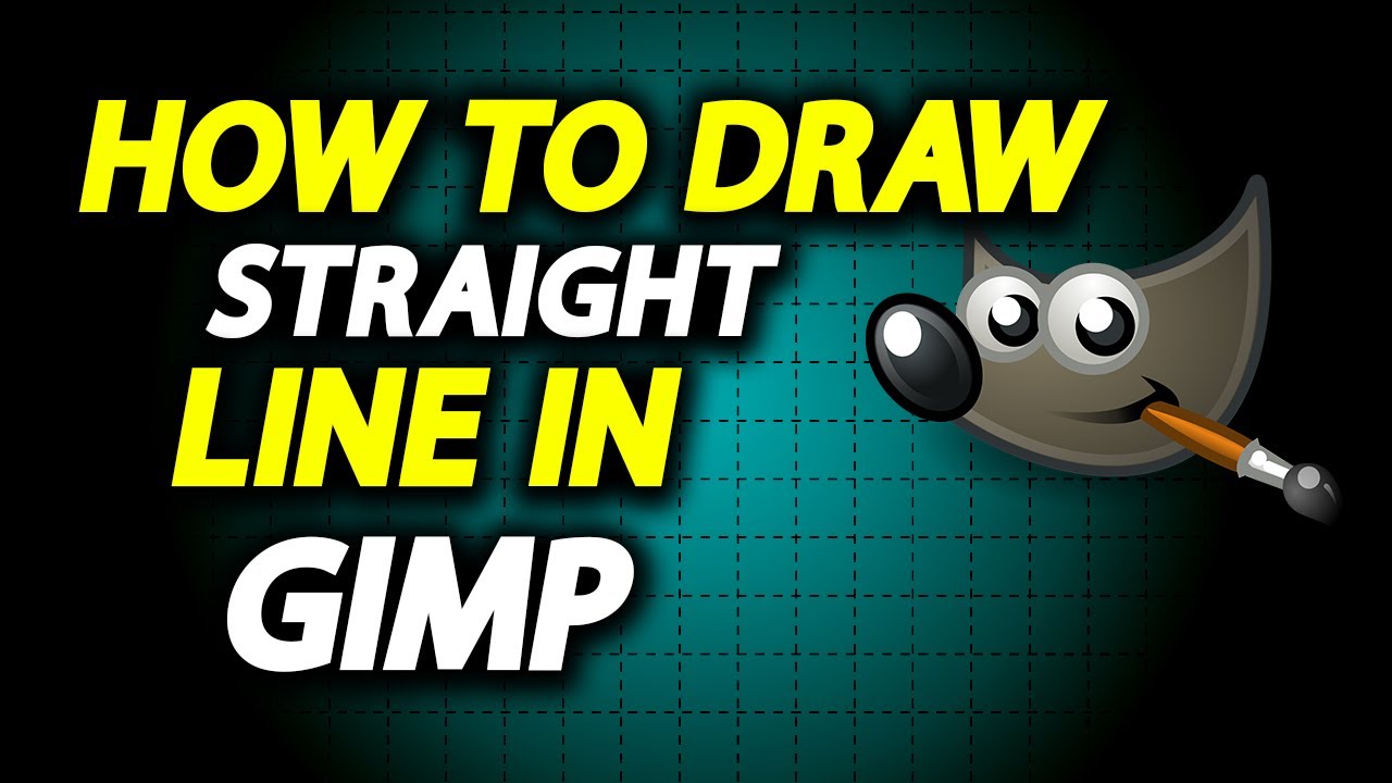 How To Draw Straight Line In GIMP - Full Guide
