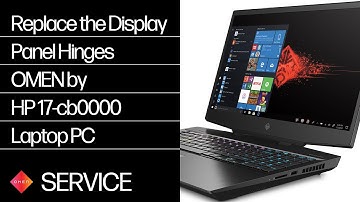 Replace the Display Panel Hinges | OMEN by HP 17-cb0000 Laptop PC | HP