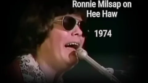 Ronnie Milsap performing "I Hate You" on "Hee Haw"  circa 1974