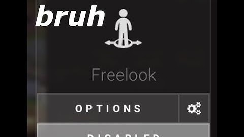 POV:you forgot that freelook is disabled