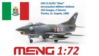 Meng 1:72 Fiat G.91R/1 Gina - final reveal