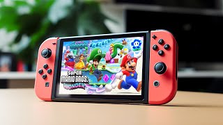 Super Mario Bros Wonder + Switch OLED  Mario Red Edition | ASMR Unboxing