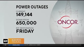 Oncor continues working to restore power in North Texas