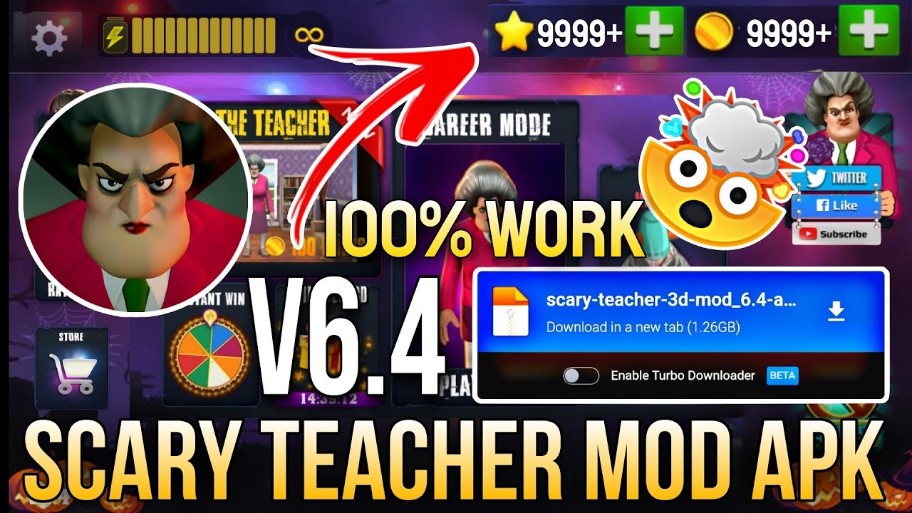 Scary Teacher 3D MOD APK v6.8 (Unlimited Stars And Energy)