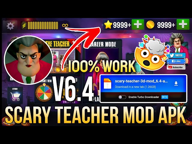 Baixe o Scary Teacher 3D MOD APK v6.7 (Menu Mod) para Android