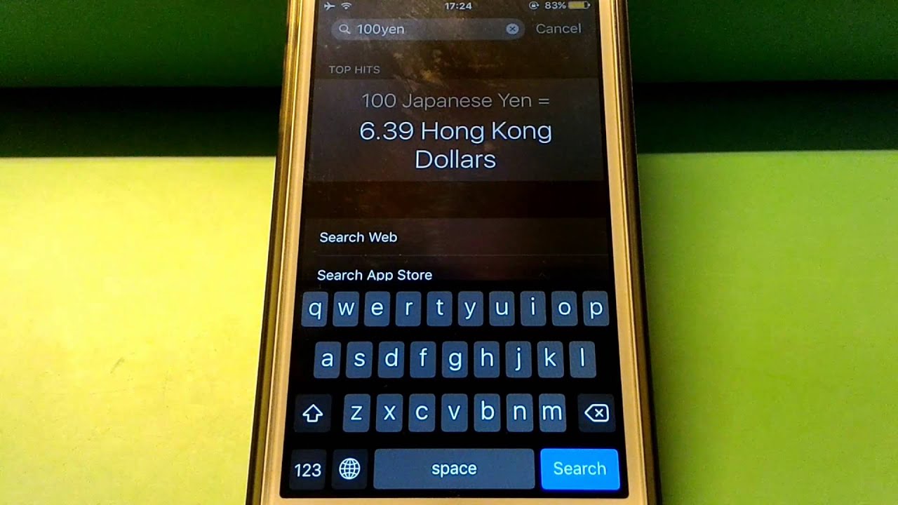 [iOS] Spotlight Exchange Rate YouTube