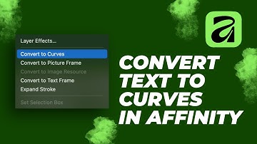 How to Easily Convert Text to Curves in Affinity 3