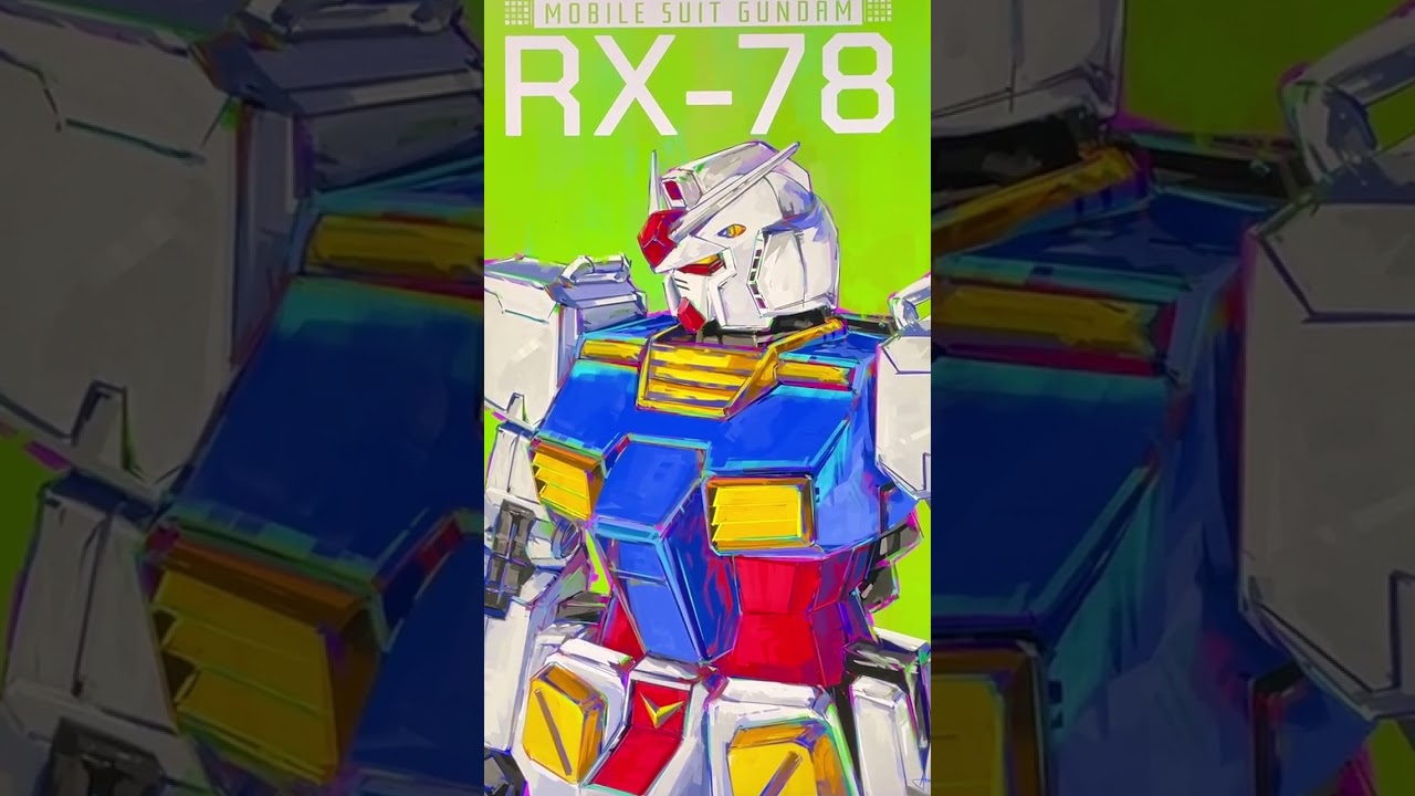 Mobile Suit Gundam RX-78 Digital Art 