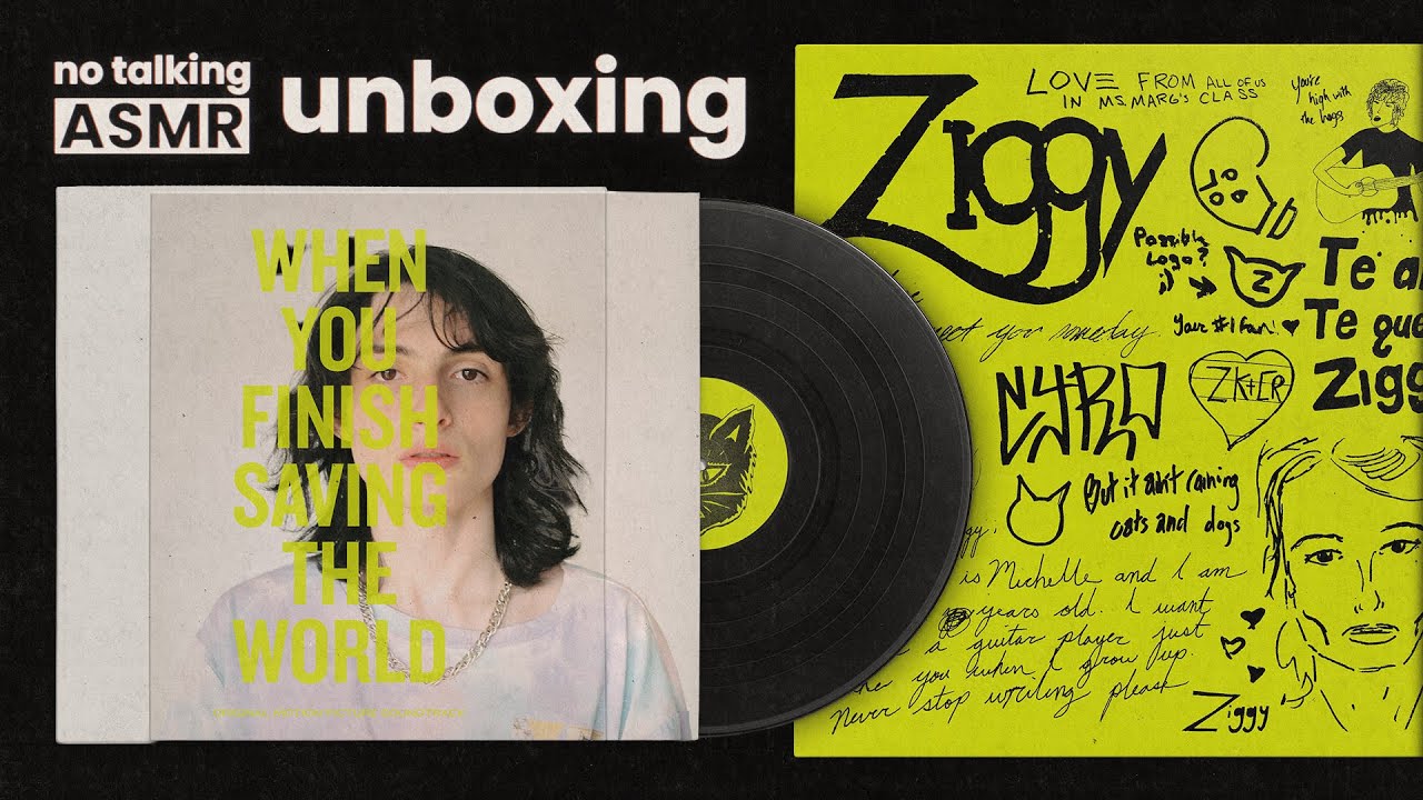 When You Finish Saving The World OST | ASMR Vinyl Unboxing & Sleeving - No Talking