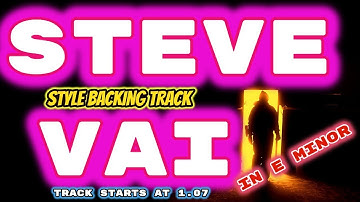Steve Vai Style Backing Track E minor (Em)