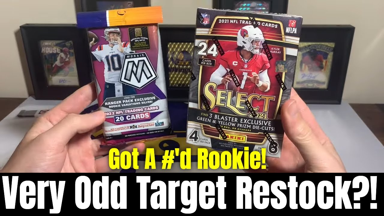 Very Odd Restock of 2021 Select Football Blasters From Target! Pulled A Numbered Rookie Card