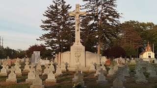 Cenotaphs at the Saint Stanislaus Cemetery in Chicopee Massachusetts