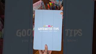goodnotes tips you need to try🤍🎀✨️ #studytube #samsung #tablet #goodnotes #studymotivation #studytip