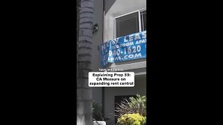 What is Prop 33? A look at CA's measure on expanding rent control