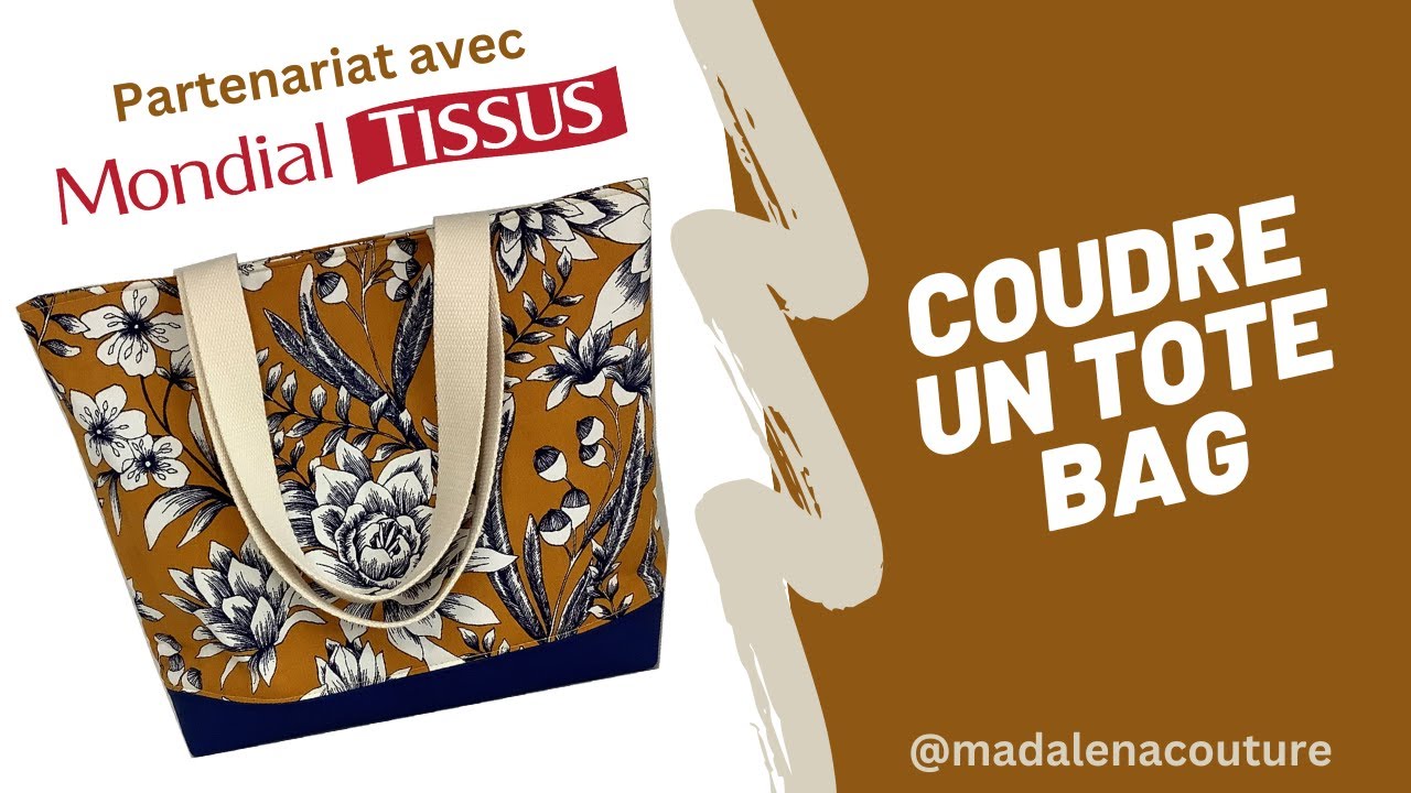 Coudre un tote bag - Tuto Couture Madalena