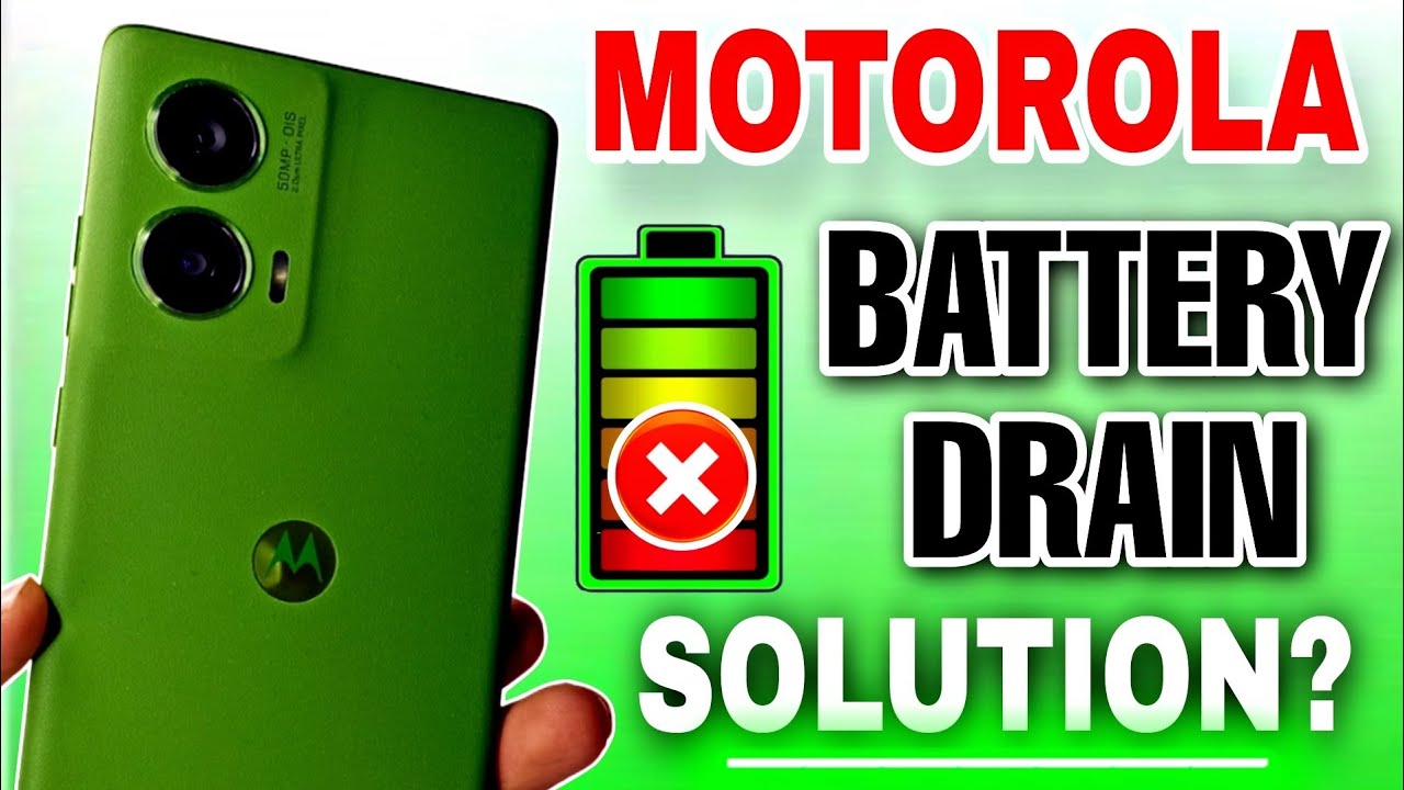 ✅FIX? Battery Drain Problem In Motorola Phones | Motorola Edge 50 Fusion Battery Drain Problem