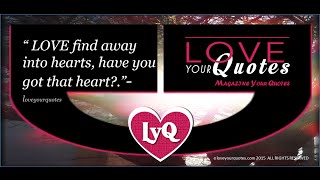 Love finds away into hearts -  by loveyourquotes screenshot 3