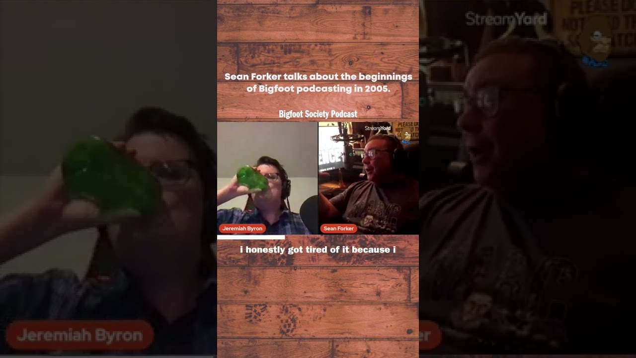 Sean Forker talks about the beginnings of Bigfoot podcasting in 2005.