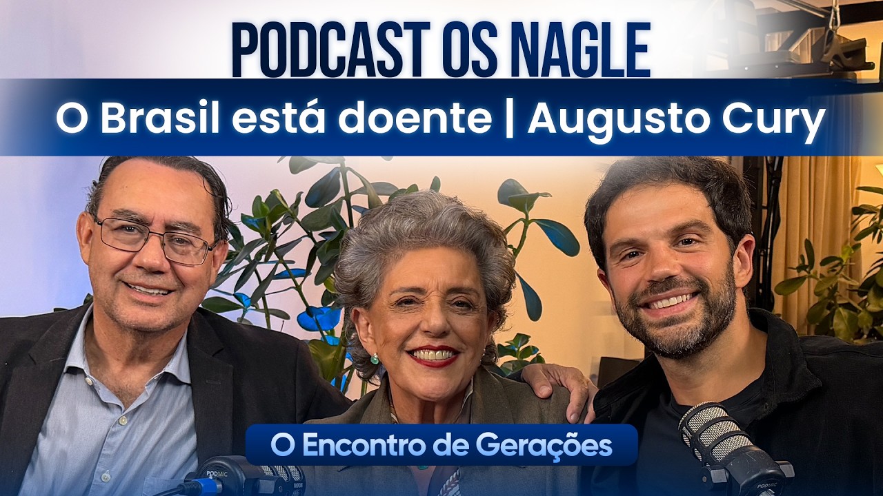Capa do episódio: Não sou fascista nem comunista. O Brasil está doente — Augusto Cury