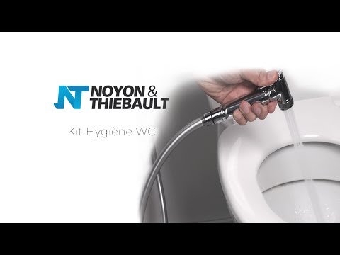 Kit Hygiène WC Confort avec Robinet + Support + Flexible + Douchette -  Arrivée Encastrée NOYON & THIEBAULT