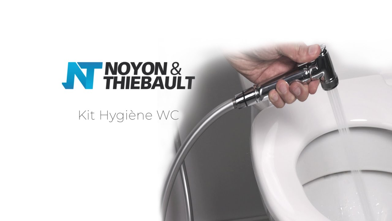 Kit raccordement WC avec flexible et robinet d'arrêt - Noyon et Thiebault