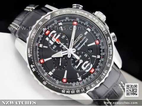 Sportura Chronograph Pilot Watch SNAE95 -