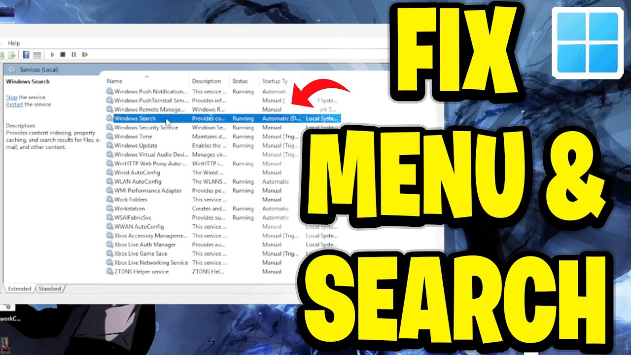 How To Fix Start Menu & Search Not Working In Windows 11 - YouTube