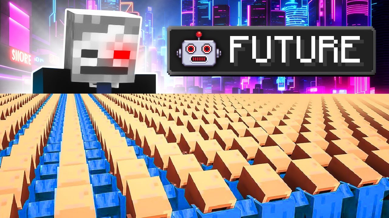 I Took 1,000,000 Villagers to The FUTURE