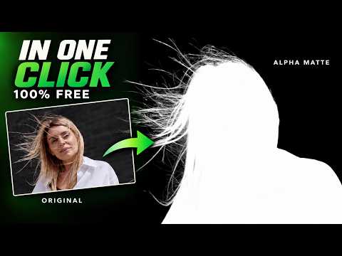 Remove Video Backgrounds in ONE CLICK — FREE Software! thumbnail
