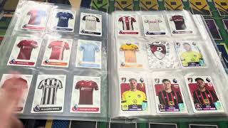 Full Binder Update COMPLETED set ! - Panini Premier League 2024 Stickers 2023/24