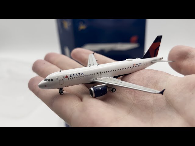 Gemini Jets Delta Airlines Airbus A320 GJDAL2094 1:400 Unboxing