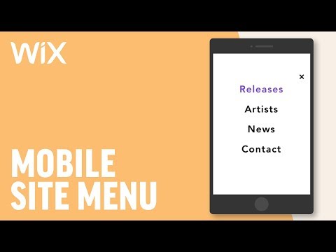 Mobile Site Menu | Wix Tutorial