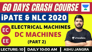 L10: DC Machines (Part-2) | 60 Days Crash Course for NLC and iPATE 2020 Exam (EC/EE)