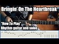 Def Leppard Bringin' On The Heartbreak lesson with tabs HD