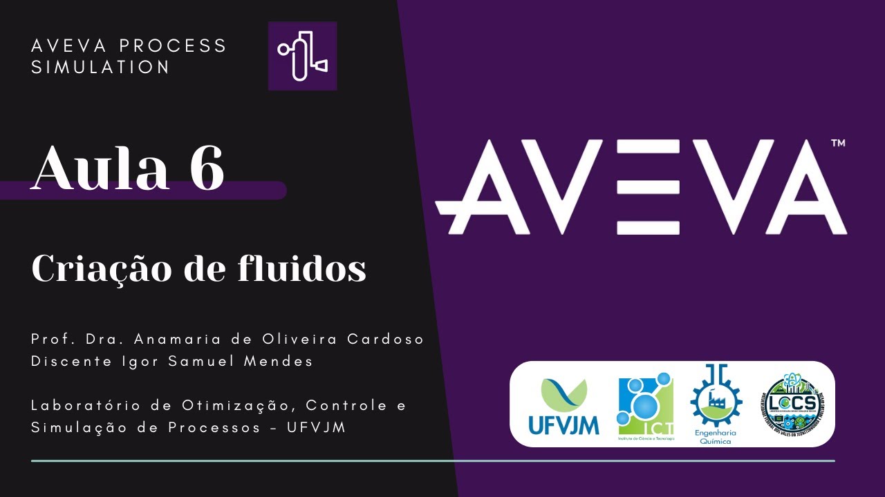 AVEVA Process Simulation - Criando um fluido para simulação - YouTube