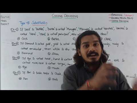 Coding Decoding | Type-5 Substitution Coding | Jaiswar Edufit-2021
