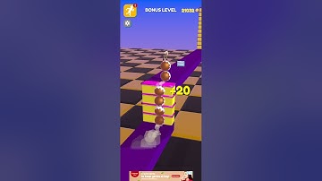 Playing Stack Rider Bonus level