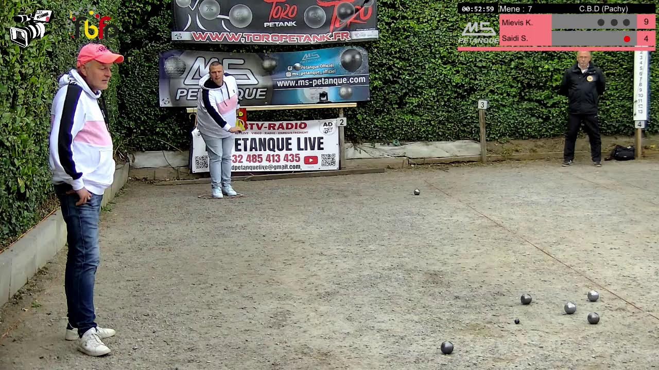 Miniature : Pétanque 2025: Championnat de Belgique Doublette