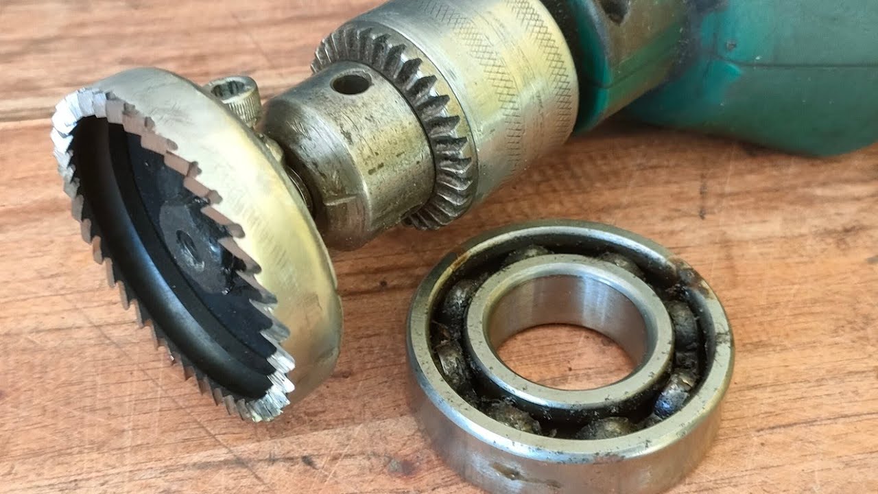 Kelewat KETERLALUAN !! tukang ini membuat hole saw mengunakan bearing bekas