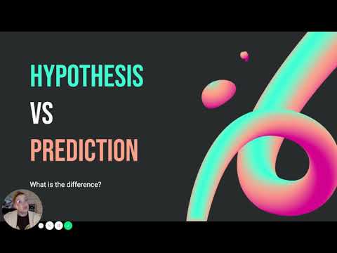 Hypothesis vs Prediction